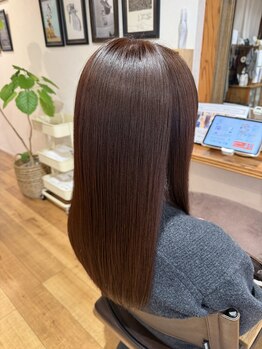 トモリヘアルーム (tomori Hair room)の写真/☆髪質改善メテオカラー/リトーノカラー/毛髪改善アルティストカラー/イルミナカラーで理想のツヤ髪色に♪