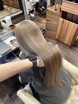 ヘアー クリエイト カルバリ(HAIR CREATE Calbari) 透明感◎ミルクティーベージュ