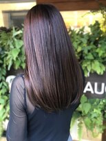 スクエアウーノ 博多(SQUARE＊UNO HAKATA)&nbsp;ラベンダーブラウン　艶髪　髪質改善　ストレート　ロングヘア