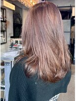 ヘアーリビング 730 宜野湾&nbsp;730 beige color ベージュ/透明感/レイヤーカット/ミルクティー