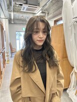 ニール 名古屋 伏見 丸の内(NEELU)&nbsp;【RIE】ブリーチなしダブルカラーでつくるオリーブベージュ