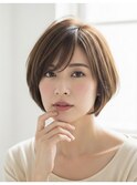 川越/ショート/ボブ/ハイライト/白髪ぼかし/白髪染め