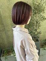 バイ ユア オウン フラワーズ コロン カバ 松本駅前(buy your own flowers : kava)&nbsp;20代30代韓国風丸みボブ◎グラデーションピンクレイヤー