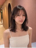 鎖骨ミディアム × 顔まわりレイヤー