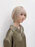 【リョウガ指名限定】《新規》骨格カット+ケアブリーチハイトーンカラー