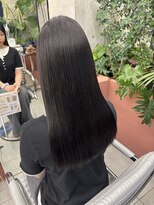キャラハーフ 池袋東口店(KYARA HALF) ナチュラルブラック/縮毛矯正/透明感/艶感/ブラック