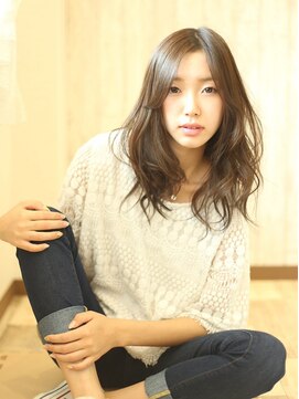 ブライトファクトリー(BRIGHT FACTORY HairLab & Spa) 大きめカールのやわらかロング