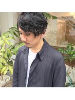 ツバメ ヘアー(TSUBAME HAIR) 黒髪×ニュアンスパーマ