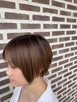 ヘア フィックス リュウ リゾート(hair fix RYU Resort) 大人ショート　アッシュベージュ