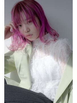 ヘアメイク エイト キリシマ(hair make No.8 kirishima) 《hair make No.8・中村》オレンジ×ピンク