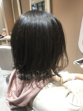 フィゼル 福島店(fizelle) ナチュラル外ハネボブ　＊ハラアスカ