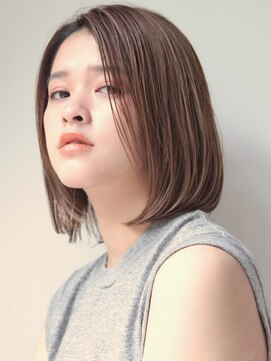 コクーン(Cocoon) オシャレシンプルボブ☆#Aラインボブ#マロンベージュ