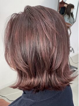 ヘアーアンドメイク グルック(hair&make Gluck) ナチュラルハイライトピンクパープル