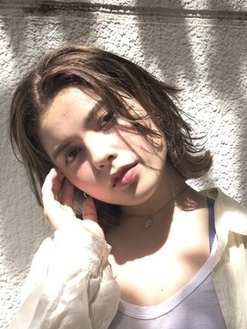 ヘアサロンエム 渋谷店(HAIR SALON M) クールショート/ボブルフ/ピンクベージュ/シルバーカラー