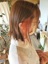 フィラート(filato) オレンジベージュ×タイガーリリィオレンジ＊