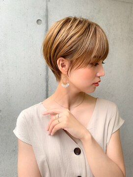 ロンド パルティール 大宮(Lond partir) グランマッシュ/細めハイライト/ショート/白髪ぼかし/前髪/大宮