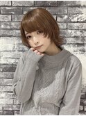 キャラメルベージュミニウルフ