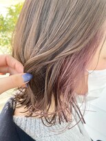 フォセット(Fossette)&nbsp;Earring Color × Lavender Greige 〈 Bleach ○ 〉