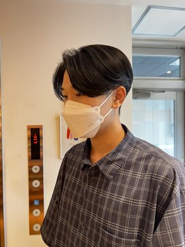 エクリ 麻布十番(equri) ニュアンスパーマセンターパート