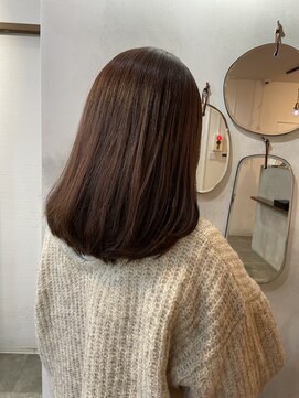 ビスクヘアデザイン(bisq hair design) 柔らかピンクカラー