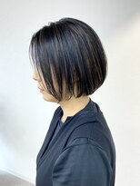 トト 船橋店(toto.)&nbsp;黒髪/グレーベージュ/レイヤーロング/前髪パーマ[西船橋/津田沼]