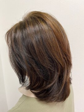 ヘアークラフト サン 住吉店 [ヘアークラフトサン] 大人女性におすすめ◎セミロングスタイル