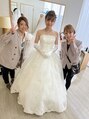 ヘアーアンドビューティー ザ ビー(Hair & Beauty the B) お客様の結婚式！！ヘアセット担当させて頂きました☆