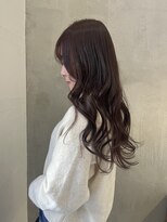 ロンドエニカ 大宮(Lond enika)&nbsp;韓国レイヤーボブケアブリーチダブルカラーレッドカラー[大宮]