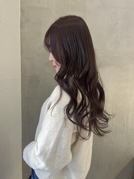 ロンドエニカ 大宮(Lond enika) 韓国レイヤーボブケアブリーチダブルカラーレッドカラー[大宮]