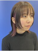 インナーカラーピンク