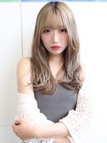 アイビー 吉祥寺(aivee) ゆるふわロングレイヤー×ホワイトベージュ×ハイトーン