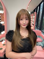 ボタン シブヤ(VOTAN SHIBUYA)&nbsp;レイヤーカット//内巻き/ロングヘア/垢抜け/小顔/20代