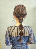 編みおろし×ポニテアレンジStyle.☆