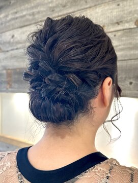 アイヴィ 表参道(IVY) 結婚式まとめ髪 ボブアレンジ ボブまとめ髪【肥田亜沙美】