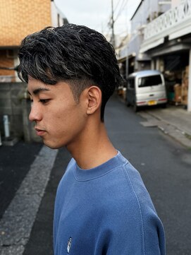 スウェル 柏店(Swell) #ベリーショート#ダークアッシュ#ニュアンスパーマ#韓国マッシュ