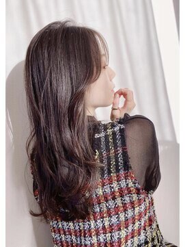 アン 流山おおたかの森コトエ店(un) パープルグレージュロング【流山髪質改善オージュア】