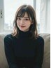 【うねる前髪対策○】カット+前髪ストレート ￥8,800 【横浜】