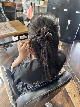 ガルボヘアー 名古屋栄店(garbo hair) #ヘアアレンジ#ヘアセット#カチモリ#お呼ばれヘア#名古屋