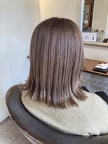 ネオリーブカップ 町田店(Neolive capu)&nbsp;切りっぱなしボブ☆グレージュ