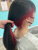 ヘアーディア みどり店(Hair...DiA) インナーレッド