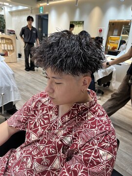 ルースト 渋谷店(ROOST) ブラウンカラー×ツイストスパイラルパーマ