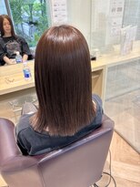 ファースト 仙台店(first) くびれヘア/アプリコットオレンジ/ハイライトカラー/広瀬通り