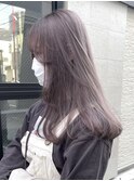 渋谷ミルクティーベージュハイトーンカラーヘーゼルベージュ30代
