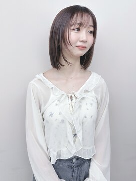 ラウンジ モリオ イケブクロ(Lounge MORIO Ikebukuro) *ミディアムボブディ小顔ボブ軽めボブ内巻きボブぱっつんボブ