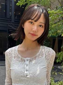 アビー(ABBEY3) 切りっぱなしボブレイヤーボブ大人ボブパツっとボブラインボブ