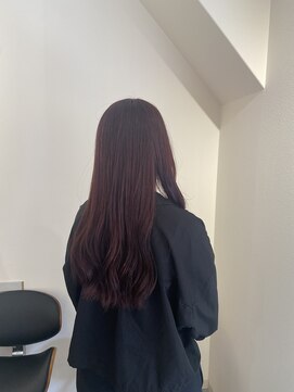 パプスドコワフュール 甲子園口店(Pap's de coiffeur) 秋カラー　レッドブラウン