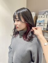 ロンドリゼル 札幌(Lond RiseL) オリーブグレー/前髪/ボブ/マロンベージュ/レイヤーカット/小顔