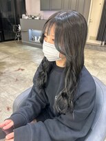 ノエ 心斎橋(Noe)&nbsp;黒髪カタログ/クラゲヘアー/オリーブグレー/髪質改善