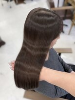 ハピネス 梅田茶屋町店(HAPPINESS)&nbsp;韓国風/レイヤーカット/顔周り/顔まわり/髪質改善/ベージュ