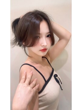 シュガー(Sugar) レイヤーカット/ワンホンヘア/韓国ヘア/顔まわり/大阪/梅田